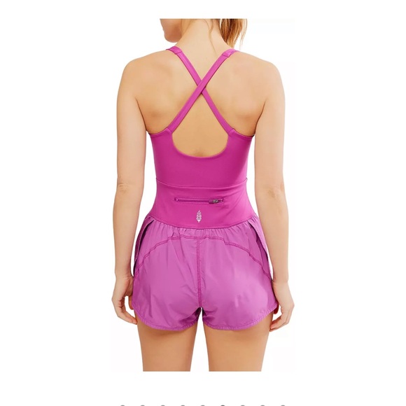 FP Movement Women's Righteous Runsie Raspberry Punch - Picture 2 of 7